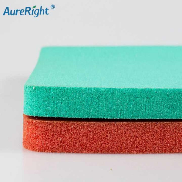 Custom high density high resiliency foam for shoe insoles